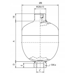 Hidroakumuliatorius amortizatorius hydr 0 16l nemokamai