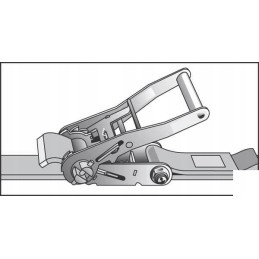 Transportavimo diržas, komplektas, 5t 6m, 50mm pločio, su sertifikatu
