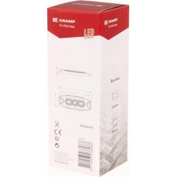 Gintaro spalvos įspėjamoji lemputė 3 LED LA20073