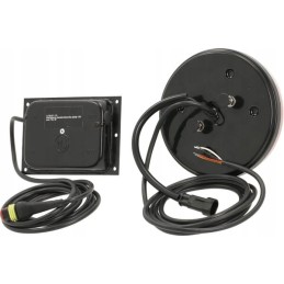 Integruotas apvalus LED galinis žibintas, 12v
