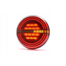 Integruotas apvalus LED galinis žibintas, 12v