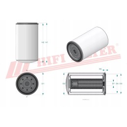 Variklio alyvos filtras hifi filtras so 11151