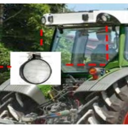 LED priekinių žibintų lempa John Deere AL202742 4800lm