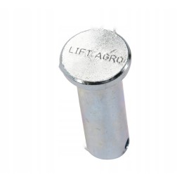 Apatinis pakabos tvirtinimo kaištis yra cinkuotas su lizdu