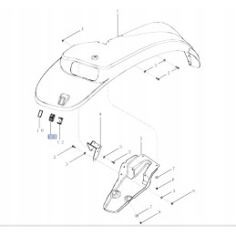 Pakėlimo mygtukas ant sparno korpuso maxxum new ho