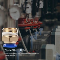 Žalvarinės žarnų jungiamosios detalės, srieginio vamzdžio adapteris, 10 vnt