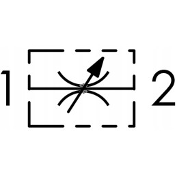Hidraulinis vožtuvas su dvipusiu srautu vrb 1 2 70l