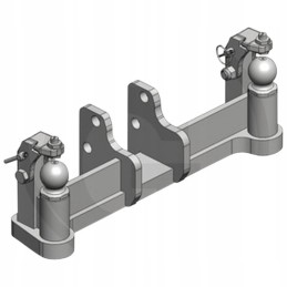 Galinių ratų vairavimo sistema, dvipusė, 50 colių
