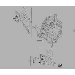 Veidrodis new holland t4 t5 korpusas cnh 48079738 cnh