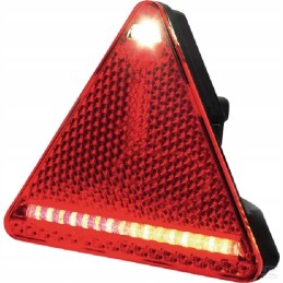 LED galinis kombinuotas žibintas, dešinysis, trikampis, 12 24v