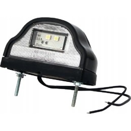 LED numerio lempa, juoda