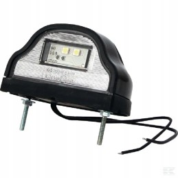 LED numerio lempa, juoda