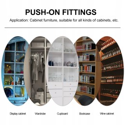 10 vnt užsegamas užsegimas greito įstūmimo tvirtinimo sistema