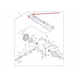 002051470 mechanizmo tvirtinimo žiedas