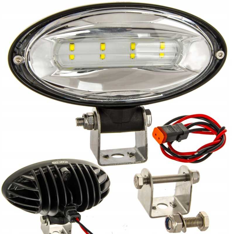 LED darbo lempa 40w 8x led 12v 24v john deere