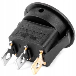 Amio 03086 apvalus jungiklis su raudonu