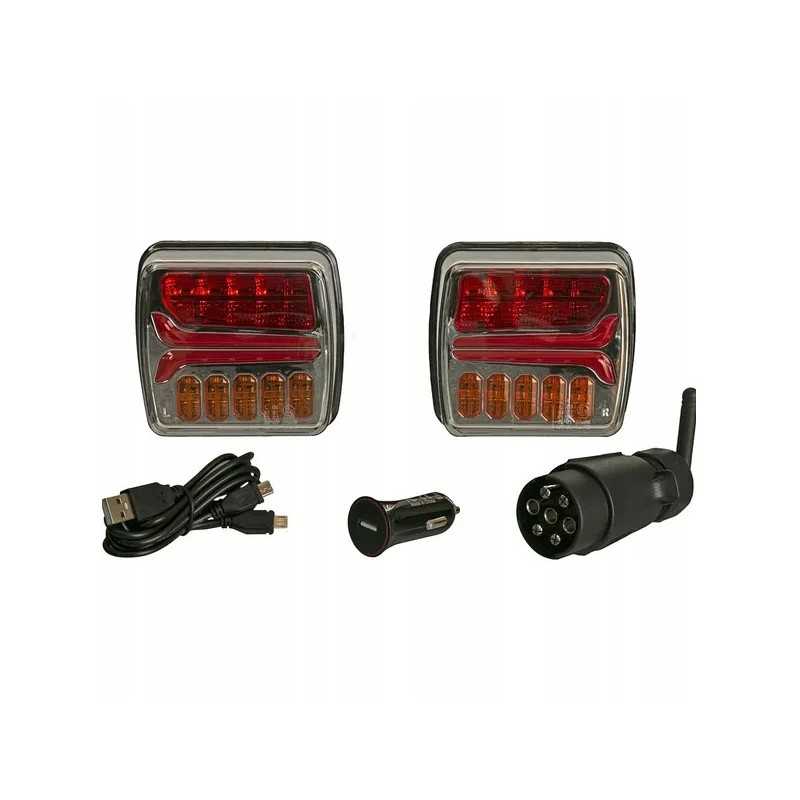 Belaidžių kvadratinių Kramp LED lempų rinkinys