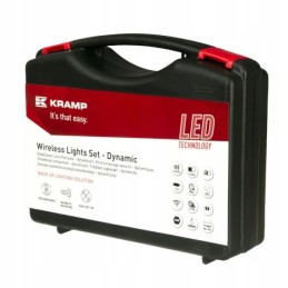 Belaidžių kvadratinių Kramp LED lempų rinkinys