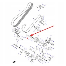 D28782756 įtempiklio ritininė ašis