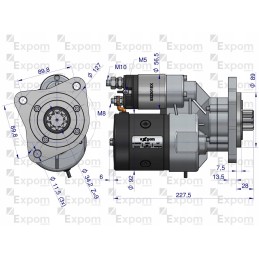 Deutz Fendt Blueline Expom starteris su reduktoriumi