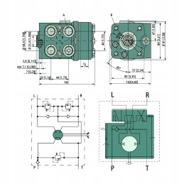 Orbitrol ospc 125 cm3 rpm cn 12 5l min John Deere