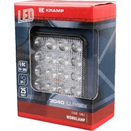 LED darbo lempa stačiakampė 54w 3960 lm 10 30v