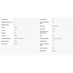 Darbinė lempa su h3 lempute 12v 55w 34203300