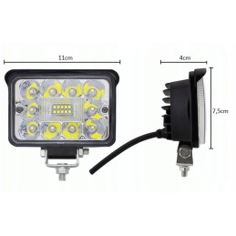 2 x halogeninių led darbinių lempų rinkinys 60w 10 30v