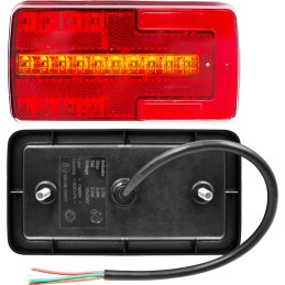 LED galinių žibintų komplektas 12 24v, reflektorius