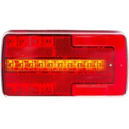 LED galinių žibintų komplektas 12 24v, reflektorius
