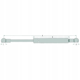 Dujinė pavara durims nh cvt 170 6190 47335077