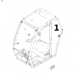 Šoninio lango šilkografija deutz 33 7 3153751