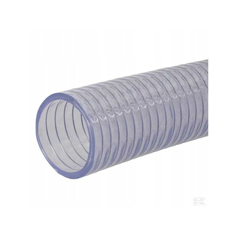 PVC įsiurbimo ir išleidimo žarna su plienine spirale