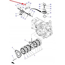 4364102m1 stabdžių sistemos sandarinimo žiedas