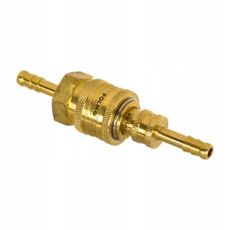 Pneumatinė greitoji jungtis įkišama į 6 mm žarnos lizdą