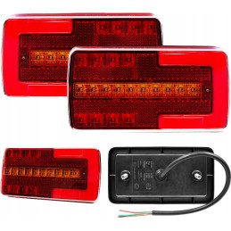 LED galiniai žibintai Ursus C360 su neoniniu atšvaitu