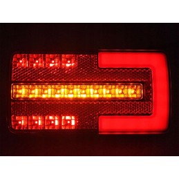 LED galiniai žibintai Ursus C360 su neoniniu atšvaitu
