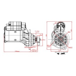 Greitas starteris ursus c 360 c 330 zetor 2 8kw