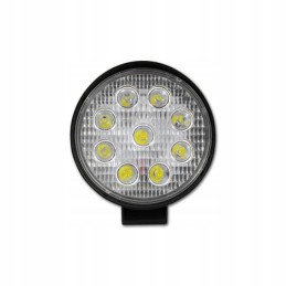 Apvali LED darbo lempa 10 30v 27w 9 LED