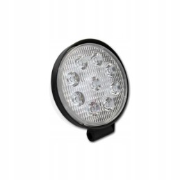 Apvali LED darbo lempa 10 30v 27w 9 LED