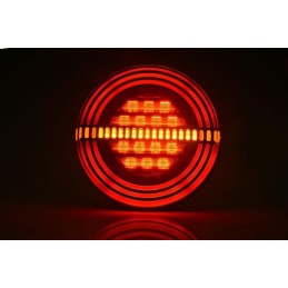 LED galinis žibintas, apvalus, 12v, oe, 142 mm, skersmuo
