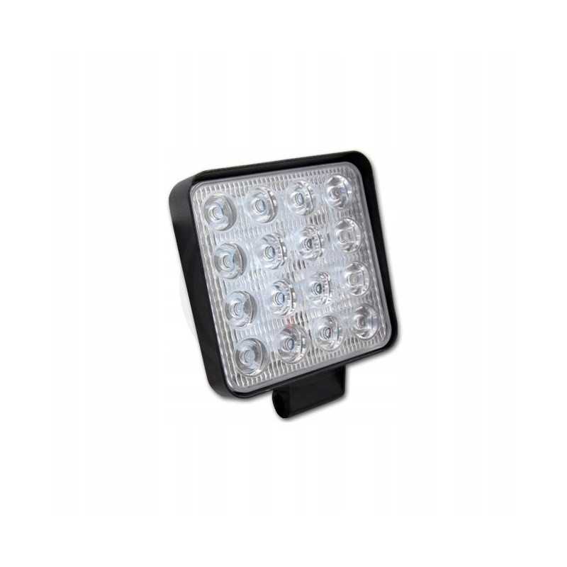 Galinga LED darbo lempa 10 30v 27w kvadratas