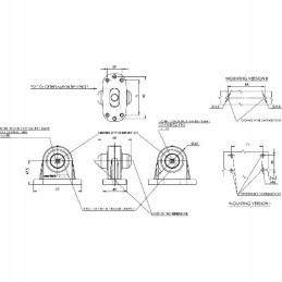 LED šoninė gabaritinė lemputė 12 24v, dešinė, balta ir raudona