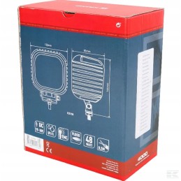 LED darbo lempa 48w 4000lm išsklaidyta šviesa