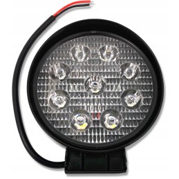 Apvalus LED darbo lempos reflektorius 12v 24v 27w