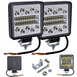 Cree halogeninė LED darbo lempa 12v 24v 102w 2 vnt