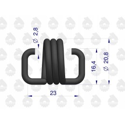 Stabdžių disko spyruoklė c 385 ursus 80227005u