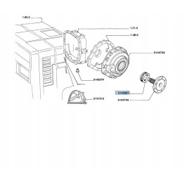 Korpuso sandariklis fiat cnh 5142887