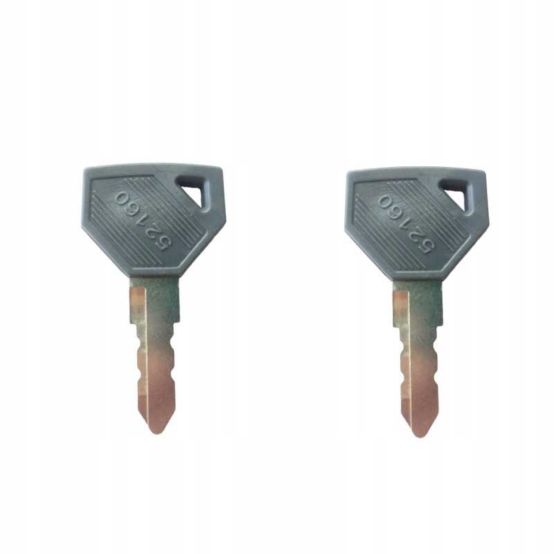 2x raktų durų uždegimo raktas Yanmar john deere jd branson kukje 52160