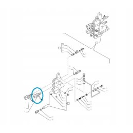 Priekinės pavaros solenoidinis vožtuvas new holland fiat fo